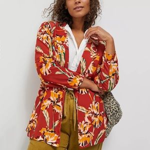 Anthropologie Roxana Blazer